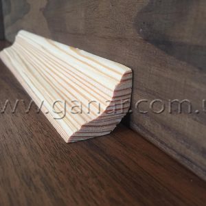 Плінтус на стелю 45мм/17мм (модрина)