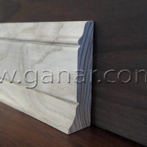 Плінтус на підлогу 65mm/18mm (ясен) №4