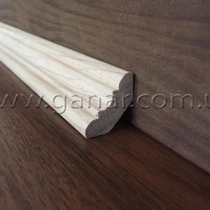 Плінтус на стелю 30мм/12мм (дуб) №1