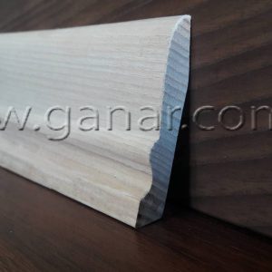 Плінтус на підлогу 70mm/12mm (ясен) №3