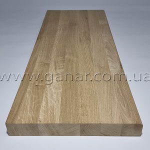 Меблевий щит з дуба 40мм (Зрощений)