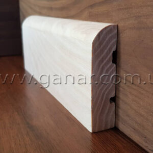 Плінтус на підлогу ясень 20мм/80мм велике фото