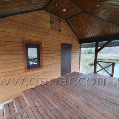 Терасна дошка модрина тераса басейн №24