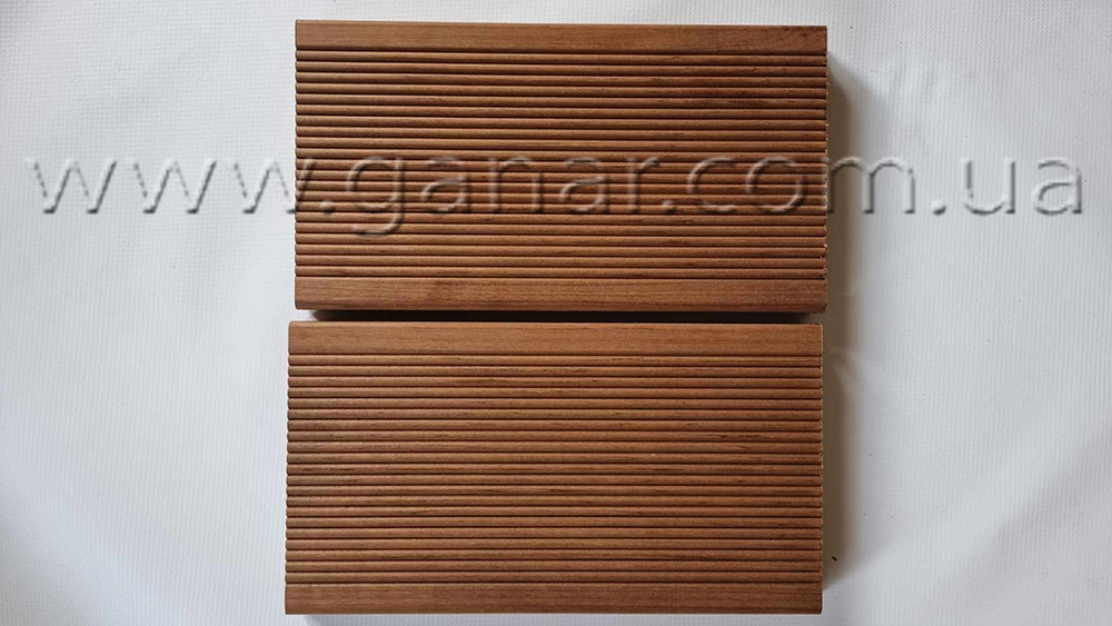 Терасна дошка Термоясень (Рельєфна) №1