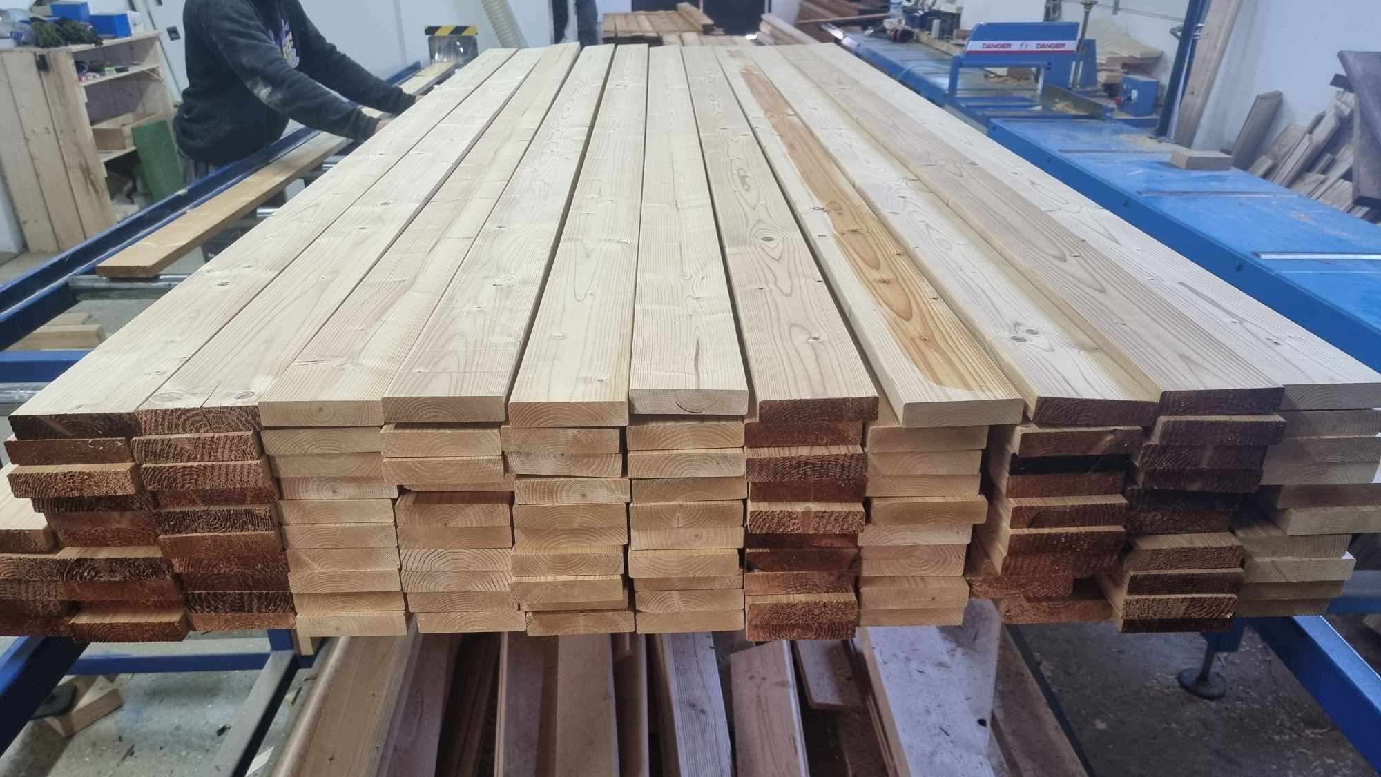 Общивочна дошка термосмерека №8