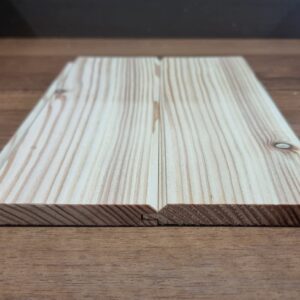 Вагонка з модрини під імітацію бруса